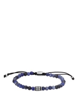 Fossil Heren Armband met kralen JF04414040 in de kleur Blauw