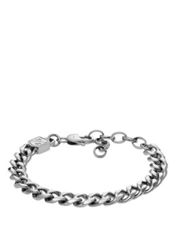 Fossil Heren Schakelarmband JF04615040 in de kleur Zilver