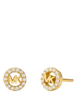 Michael Kors Dames Premium oorknopjes verguld MKC1727CZ710 in de kleur Goud