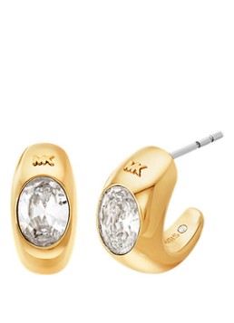 Michael Kors Dames Premium oorringen verguld MKJ8478710 in de kleur Goud