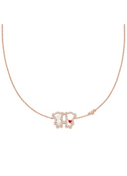 Armani Dames Ketting EGS3351221 in de kleur Roségoud
