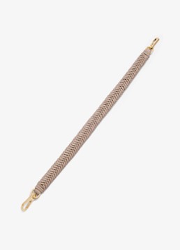 LOEWE Dames Arrow schouderriem van kalfsleer in de kleur Zand