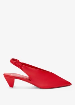 LOEWE Dames Slingback van lamsleer in de kleur Rood