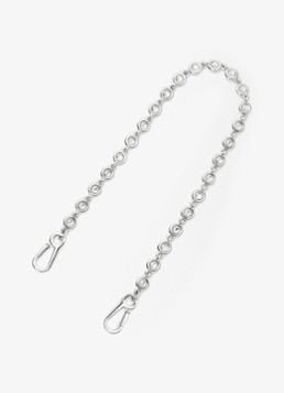 LOEWE Dames Crystal Donut schouderriem in de kleur Zilver