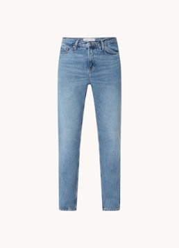SAMSØE SAMSØE Heren Cosmo straight leg jeans van katoen met medium wassing in de kleur Indigo, maat: W33/L34
