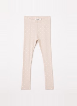 Lil 'Atelier Meisjes NMFGago legging met print in de kleur Taupe, maat: 110