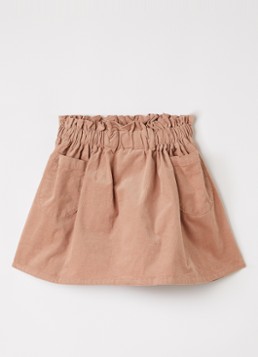 Lil 'Atelier Meisjes NMFSombra rok van katoen in de kleur Abrikoos, maat: 110