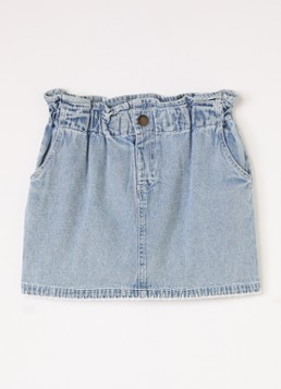 Lil 'Atelier Meisjes NMFFunda mini spijkerrok in de kleur Indigo, maat: 104