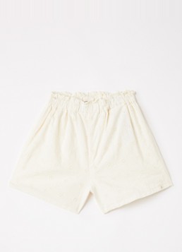 Lil 'Atelier Meisjes NMFHosa loose fit korte broek in de kleur Gebroken wit, maat: 92