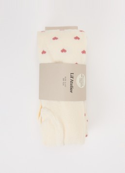 Lil 'Atelier Meisjes NMFReba maillot met print in de kleur Ivoor, maat: 122/128