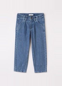 Lil 'Atelier Meisjes NMNObello slim fit jeans in de kleur Indigo, maat: 122