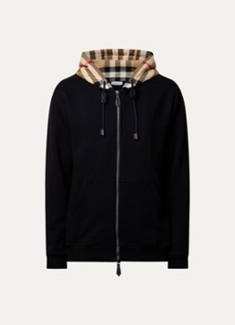 Burberry Heren Samuel sweatvest met capuchon in de kleur Zwart, maat: XL