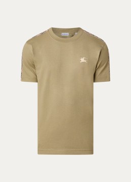 Burberry Heren Seth T-shirt met logoborduring in de kleur Mosgroen, maat: S