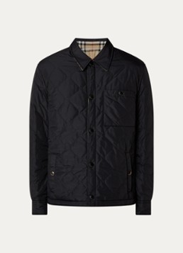 Burberry Heren Brighton quilted jack met steekzakken in de kleur Zwart, maat: M