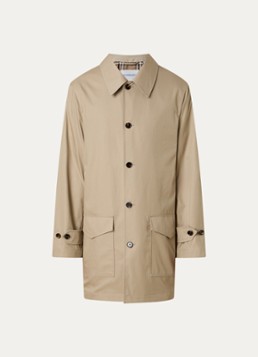 Burberry Heren Meadowbank mantel met klepzakken in de kleur Beige, maat: 50