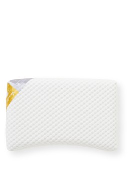 Vandyck Ergonomic 12 medium hoofdkussen met vulling 60 x 40 cm Wit - Deal