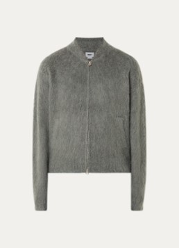 Obey Dames Caia fijngebreid vest in wolblend in de kleur Olijfgroen, maat: L