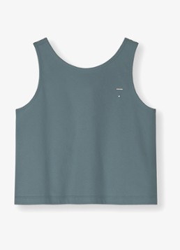 Gray Label Jongens Tanktop met streepprint in de kleur Blauwgrijs