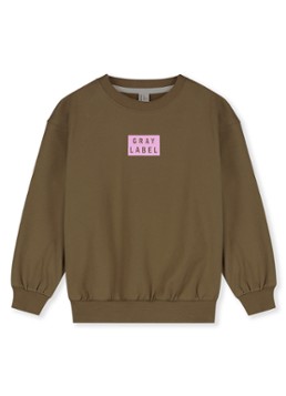 Gray Label Sweater met logo in de kleur Bruin