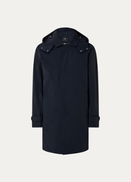 Boggi Milano Heren Regenjack met capuchon in de kleur Donkerblauw
