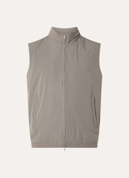 Boggi Milano Heren Bodywarmer met ritszakken in de kleur Khaki