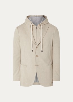 Boggi Milano Heren Regular fit colbert met uitneembare voering in de kleur Beige