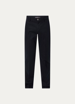 Boggi Milano Heren Slim fit pantalon met steekzakken in de kleur Donkerblauw