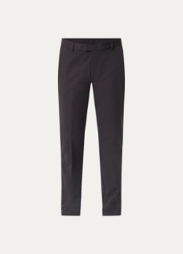 Boggi Milano Heren Slim fit chino met steekzakken in de kleur Donkergrijs