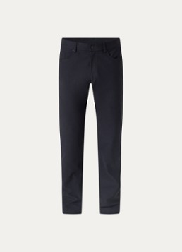 Boggi Milano Heren Slim fit chino met steekzakken in de kleur Donkerblauw