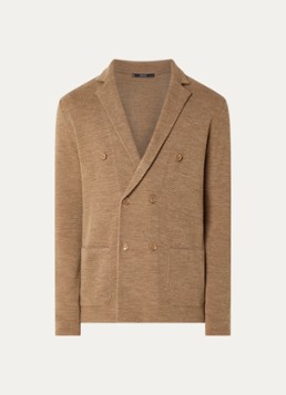 Boggi Milano Heren Regular fit colbert van merino wol met opgestikte zakken in de kleur Roestbruin