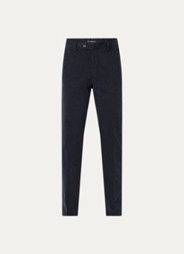 Boggi Milano Heren Straight fit chino met steekzakken in de kleur Donkerblauw