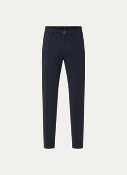 Boggi Milano Heren Straight fit pantalon met steekzakken in de kleur Donkerblauw