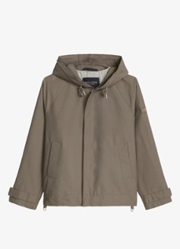 Marc O'Polo Heren Jack met capuchon en steekzakken in de kleur Bruin