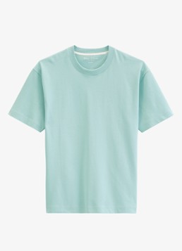 Marc O'Polo Heren T-shirt met ronde hals in de kleur Blauw