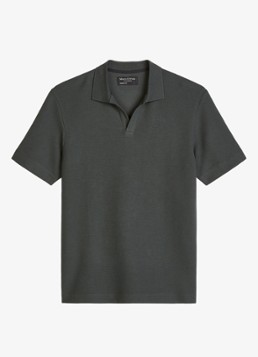 Marc O'Polo Heren Regular fit polo in de kleur Donkergrijs