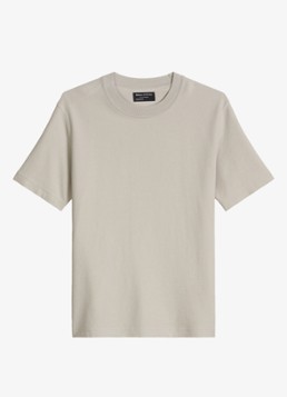 Marc O'Polo Heren T-shirt met logo in de kleur Grey Kit-0922 / Grijs