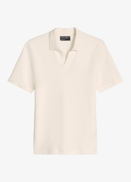 Marc O'Polo Heren Regular fit polo in de kleur Creme