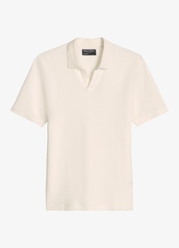 Marc O'Polo Heren Regular fit polo in de kleur Creme