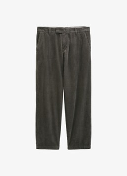 Marc O'Polo Heren Mid waist straight fit broek van corduroy in de kleur Bruin
