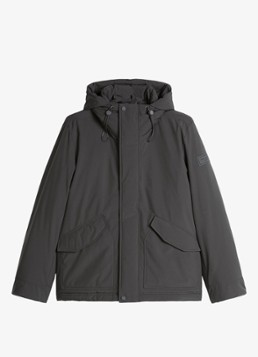Marc O'Polo Heren Parka met steekzakken in de kleur Donkergrijs