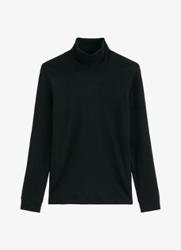 Marc O'Polo Heren Trui met col in de kleur Zwart