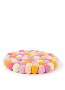 Aveva Pannenonderzetter van wol Multicolor - Deal