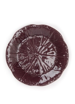 Bordallo Pinheiro Cabbage ontbijtbord 21 cm Aubergine - Deal