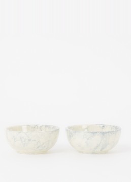 Bowls and Dishes Espuma kom 11 cm set van 2 Grijs - Deal