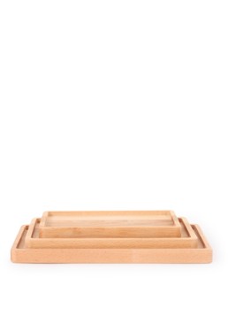 Bowls and Dishes Serveerplank set van 3 Lichtbruin - Deal