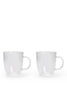 Bodum Bistro dubbelwandig koffie- en theeglas 45 cl set van 2 Transparant - Deal