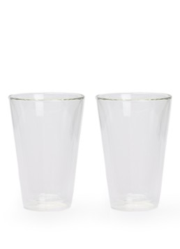 Bodum Canteen dubbelwandig koffie- en theeglas 40 cl set van 2 Transparant - Deal