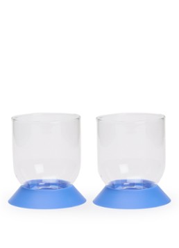 Bodum Oktett drinkglas 21 cl set van 2 Blauw - Deal