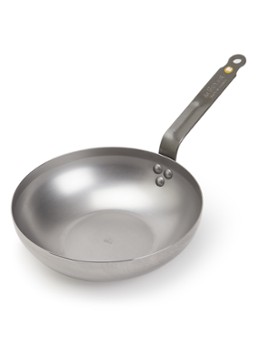 De Buyer Mineral B wokpan Ø24 cm Zilver - Deal