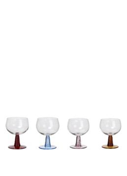 HKliving AGL4489 lage wijnglazen set van 4 - Deal